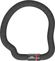 ABUS Goose Lock Chain Lock - Bendable, Rattle-Free Bicycle Lock Made of Hardened Steel - 6 mm Thick - 110 cm Long - with Key - ABUS Security Level 7 - Black