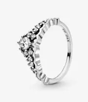 Pandora S925 With CZ Fairytale Tiara Ring 196226CZ-56 Size 7.5