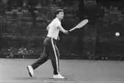 Russian tennis player Vladimir Korotkov, UK, 6th June 1964. - Old Photo