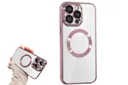 Magnetic Magsafe Case Shockproof Case Cover For iPhone 15 Series-Rose Gold