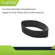 Lens Zoom Grip Rubber Ring Replacement for EF 100mm f/2.8L IS USM Camera Lens