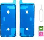 LNONLS 2Pack OEM Original Adhesive Waterproof Tape Stickers Glue for LCD Display iPhone 12 Mini 12 Pro Max Front Housing Frame Sticker Tape Strips Screen Pre-Cut Seal Adhesive (iPhone 12 Pro Max)