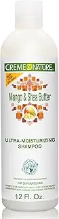 [Creme of Nature] Mango & Shea Butter Ultra Moisturizing Shampoo, 12 Ounce