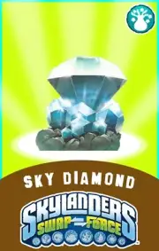 Skylanders Swap Force Sky Diamond NFC Card FREE SHIPPING