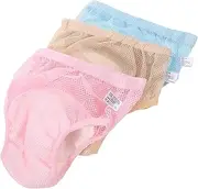 RORPOIR Infant Underwear Pants for Potty Training 3-Pack Cotton Training Pants Newborn to Toddler Leakproof Comfortable