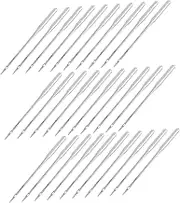 NUOBESTY Long Steel Thread Needle Set 60pcs for Sewing Machine for Cotton Silk Quilting Projects