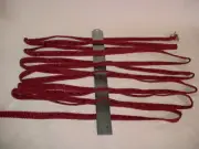 13-1/8Y Brunschwig et Fils BR-39097 Fair Haven Brick Red Gimp Border Ribbon Trim
