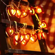 20LEDs Valentine's Day LED Heart String Light Battery Operated Fairy Lights Home Decor