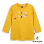 【HUSH PUPPIES】女裝 T恤 趣味趴趴狗造型七分袖T恤(黃色 / 44211109)