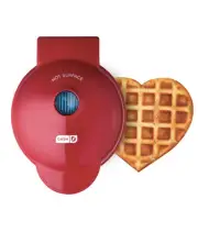Dash Red Heart Mini Waffle Maker Valentine’s Day Gift