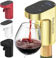 Redsack Wine Dispenser Electric Decanter Aerator Whiskey Pourer Pump GOLD