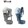 POGNAE No.5 超輕量機能坐墊型背巾 東京灰/牛仔藍 寶寶共和國