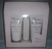 Maison De Beaute Handcare Set, Hand Cream, Hand Scrub, Peach Rose & Vanilla