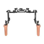 ARRI Rosette Handle Kit w/Extension Arm & Railblock Connector & Wooden Handgrip