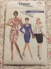 VOGUE PATTERN 7172 ~ MISSES TOP and SKIRT ~ SIZES 12 - 14 - 16 *UNCUT
