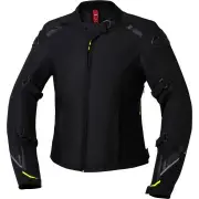 Carbon-ST Waterproof Ladies Black Textile Motorcycle Jacket