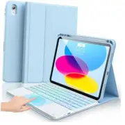 Touchpad Keyboard for iPad 10th Generation Case (10.9", 2022), 7 Color