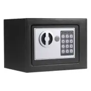 Small Safe Box with Lock and Key 9x6.7 Drop Slot Digital Personal Safe Box
