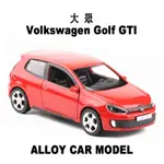 1:36 福斯 大眾 高爾夫 GOLF 6 GTI 仿真授權合金汽車模型蛋糕模型裝飾品擺件禮物