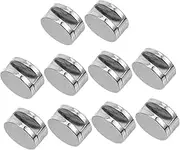 iplusmile 10Pcs Heavy Duty Mirror Clips Wall Brackets for Secure Glass Shelf Mounting Home Bathroom Bar Hotel and Easy Installation
