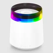Aroma oil Diffuser & 3L Quietly Air humidifier for babie,3-mode light adjustment 7-color running light (white)