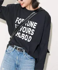 在飛比找誠品線上優惠-JS/round hem logo long sleeve/