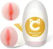 Portable Vacuum Cup Toys Egg for Men 3D Realistic Textured Pocket Pussy Toy
