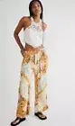 NEW Free People On The Move Kick Flare Pants Size Medium Patchwork Z311-43