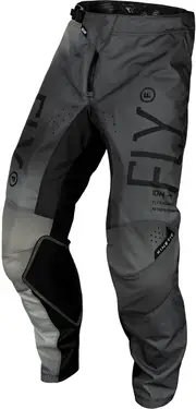 Fly Racing Kinetic Prodigy, textile pants kids , color: Black/Grey/Light Grey , size: 18