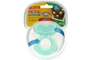 Nuby, Soothing Teether, Teeth Eez, 3+ Months, Aqua, 2 Piece Set
