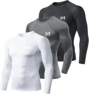 Men'S Compression Long Sleeve Athletic Workout Shirt