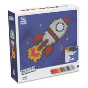 500pc Plus-Plus Puzzle by Number Rocket Kids Play Learning Interactive Toy 5y+