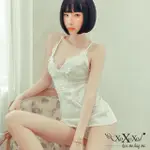 【XOXOXO】花香誘惑露背緞面睡裙情趣性感睡衣(角色扮演女僕情趣內衣COSPLAY情趣睡衣)