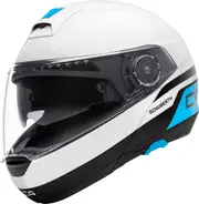 Schuberth C4 Pulse Helmet, white-blue, Size XS for Men White Blue