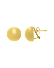 14K Italian Gold Over Silver Studs
