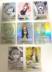 Quintessential Quintuplets Nakano Yotsuba 8Card set Bushiroad Card Game japanese