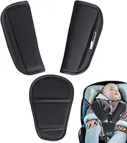 3 Baby Pads Shoulder Strap and Crotch Cover Set | Baby Stroller High Chair Car Seat Strap Covers, Soft Comfort Seat Belt Covers Cushion Suit for Toddler Infant and Children