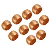 10pcs 5/16" Compression Sleeves Ferrules Copper Ferrule Compression Fitting