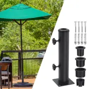 Deck Umbrella Mount Outdoor Windsock Pole Base Bracket Umbrella Holder