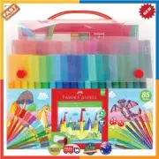 Faber Castell 85 Pack Texters Connector Pens Art Drawing Texta Colouring Kids