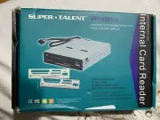 Super Talent USB 2.0 Internal 3.5" Front Multi Card Reader-Writer w/ USB Port