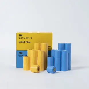 (箱購) 3M 黃色和紙膠帶15mmx18M 10束/箱