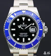 在飛比找Yahoo!奇摩拍賣優惠-【鑫瑞鐘錶】Rolex 勞力士 Submariner 126