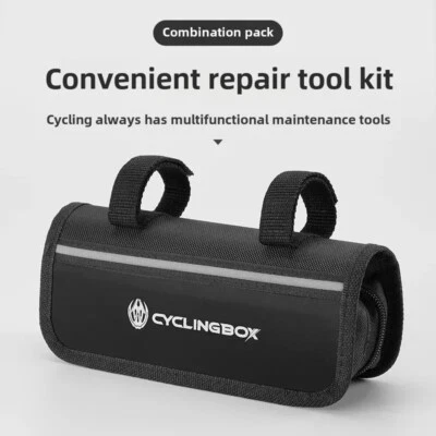 RockBros Tool Bag Bicycle Portable Tyre Repair Tool Kit Bag Multi-function Tool