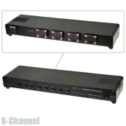 8-Channel Stereo Audio Speaker Switch Selector Home Theater Switcher