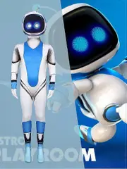 Astro Bot Cosplay Costume Jumpsuit Bodysuit Party Fancy Dress For Men Women 160