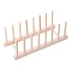 Tableware Rack, Plate Rack, Cutting Board Wooden Drying Rack, Plate Lid7913