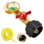Propane Refill Adapter for 1lb. Tanks,90 Degree Propane Adapter 20lb to 1lb6389