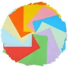 100 Sheets Origami Paper Craft Square Colorful Child Cardstock Textured
