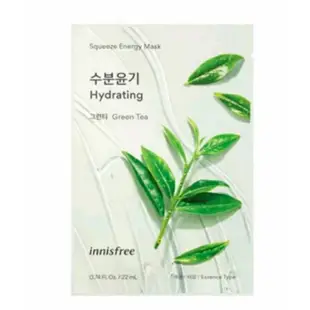 悅詩風吟 Innisfree 擠壓內衣面膜 22ml 綠茶